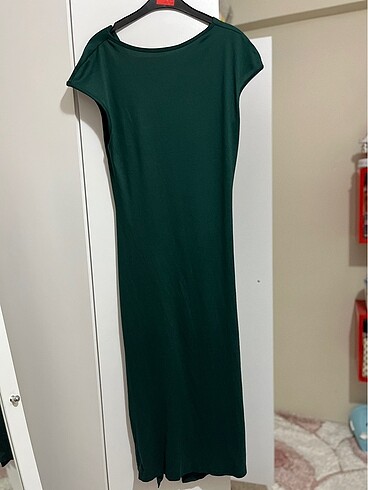 Sheinside Yeşil Midi Elbise