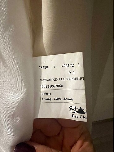 s Beden çeşitli Renk Network Ceket