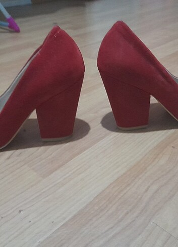 39 Beden kırmızı Renk Topuklu Ayakkabı 