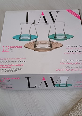 LAV Okyanus 12 Parça Çay Seti