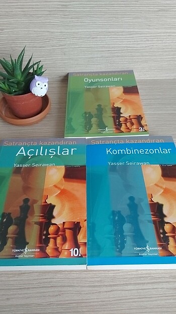 3 adet Satrançta Kazandıran Serisi kitabı