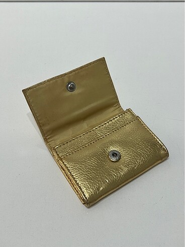  Beden H&M gold renk cüzdan