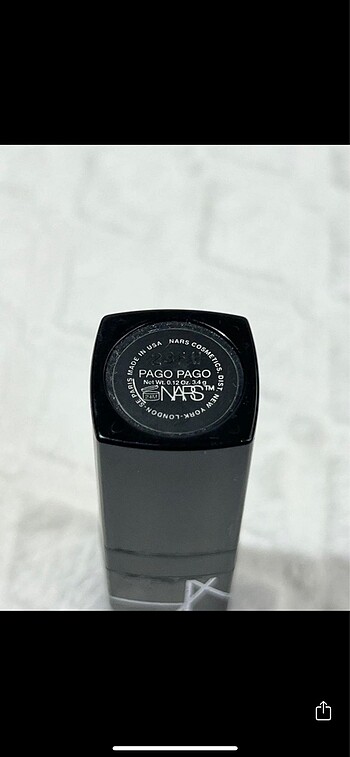  Beden kahverengi Renk Nars Pago Pago Lipstick