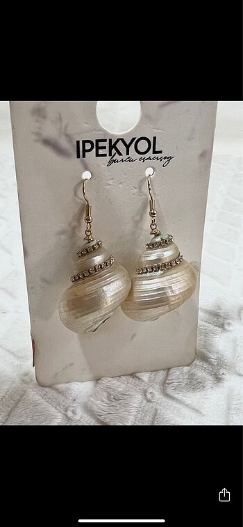 İpekyol Deniz Kabuğu Küpe
