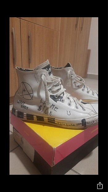 Orijinal Converse Sex Pistols Custom