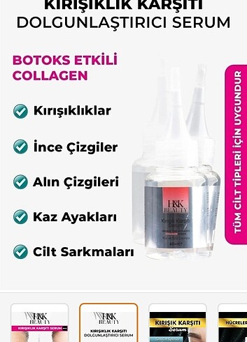 Kırışıklık karşıtı serum 