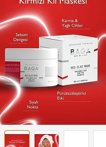 Kırmızı kil maskesi