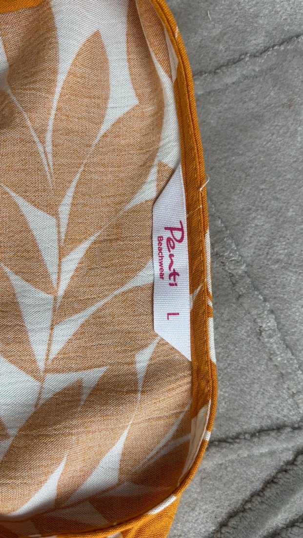 Sarı Desenli Bohem bikini altı ve üst - Görsel 4