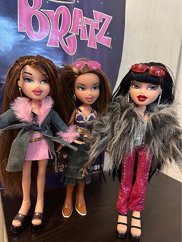 Orjinal aksesuarlı bratz bebekler
