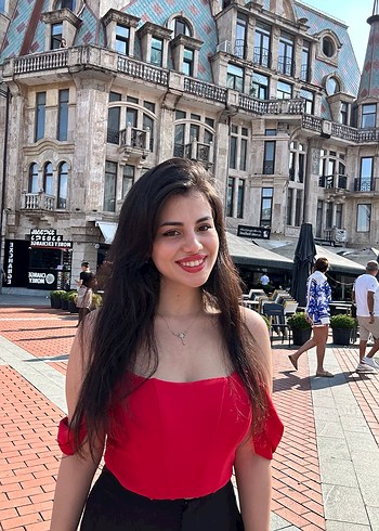 Kırmızı korseli üst - Görsel 2