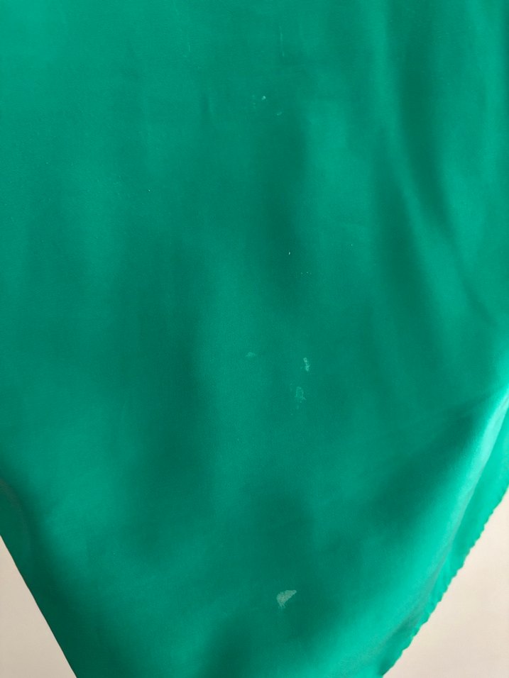 Yeşil Saten Midi Kadın Tunik - Görsel 5
