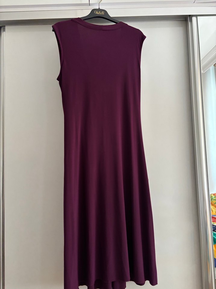 Drapeli Uzun Abiye Elbise - Görsel 2