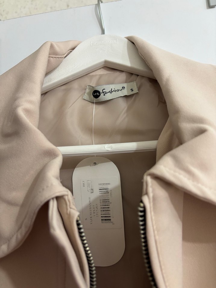 Bej Mini Ceket - Görsel 3