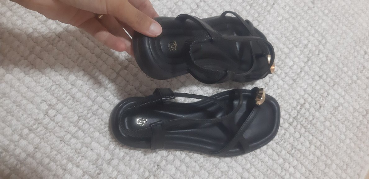 Siyah Kadın Sandalet - Görsel 4