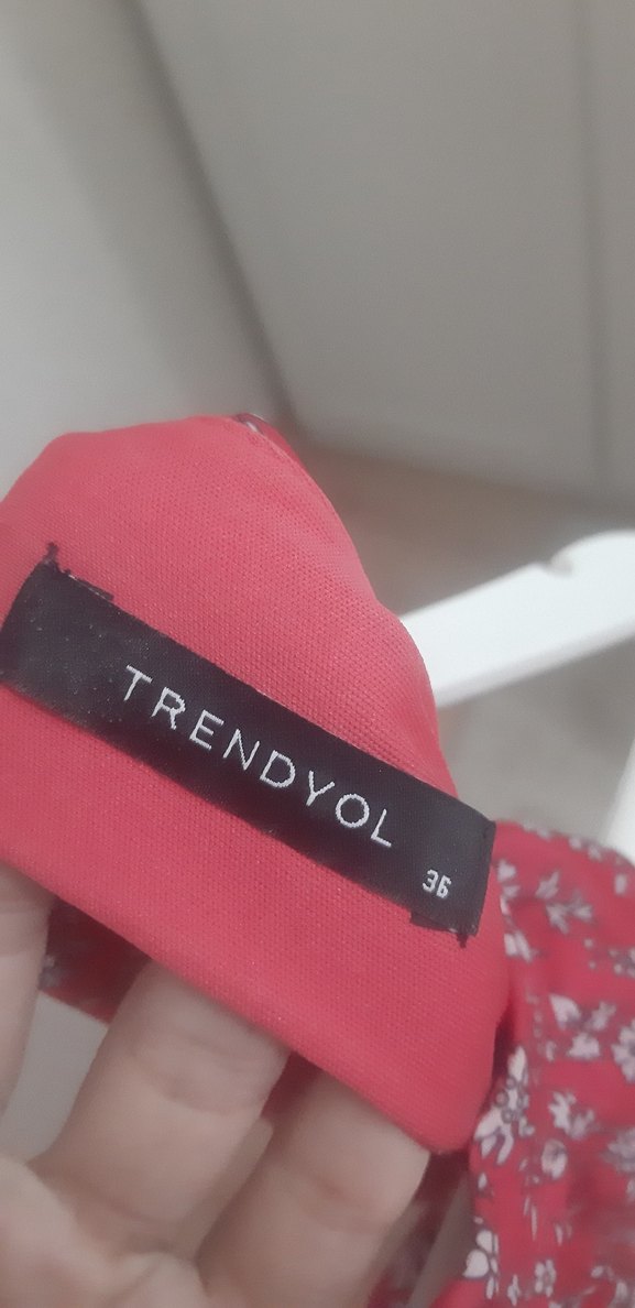 Kırmızı Bohem Uzun Elbise - Görsel 3