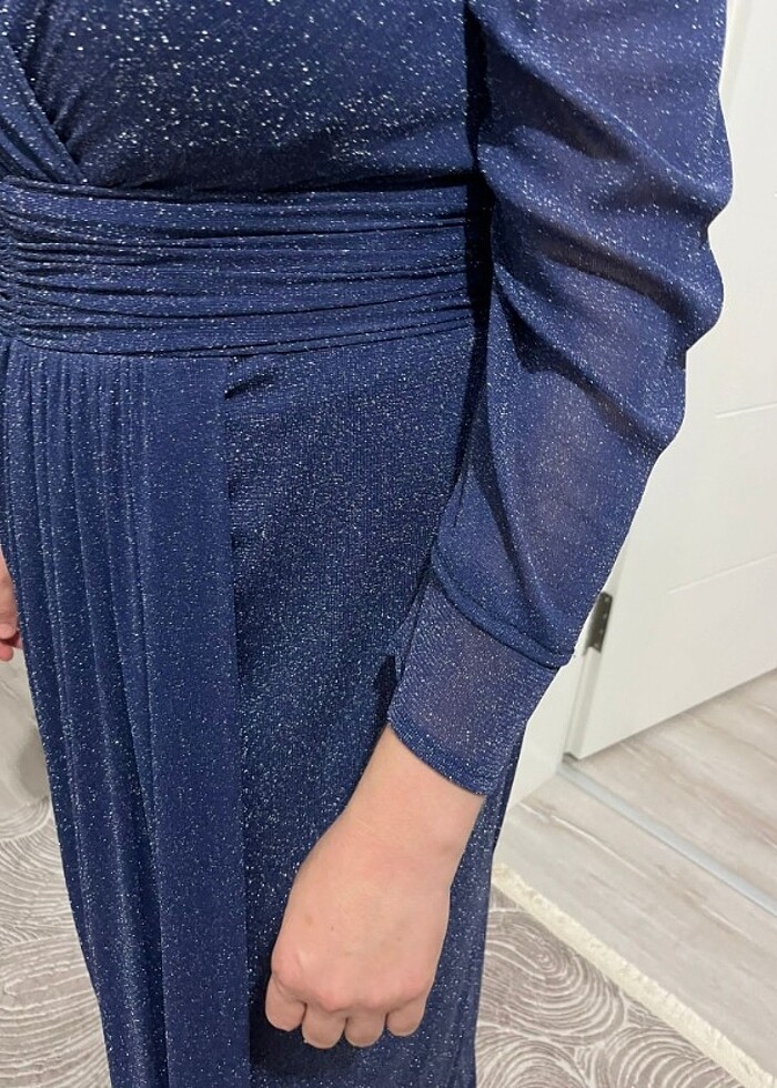 Tesettür abiye elbise - Görsel 3