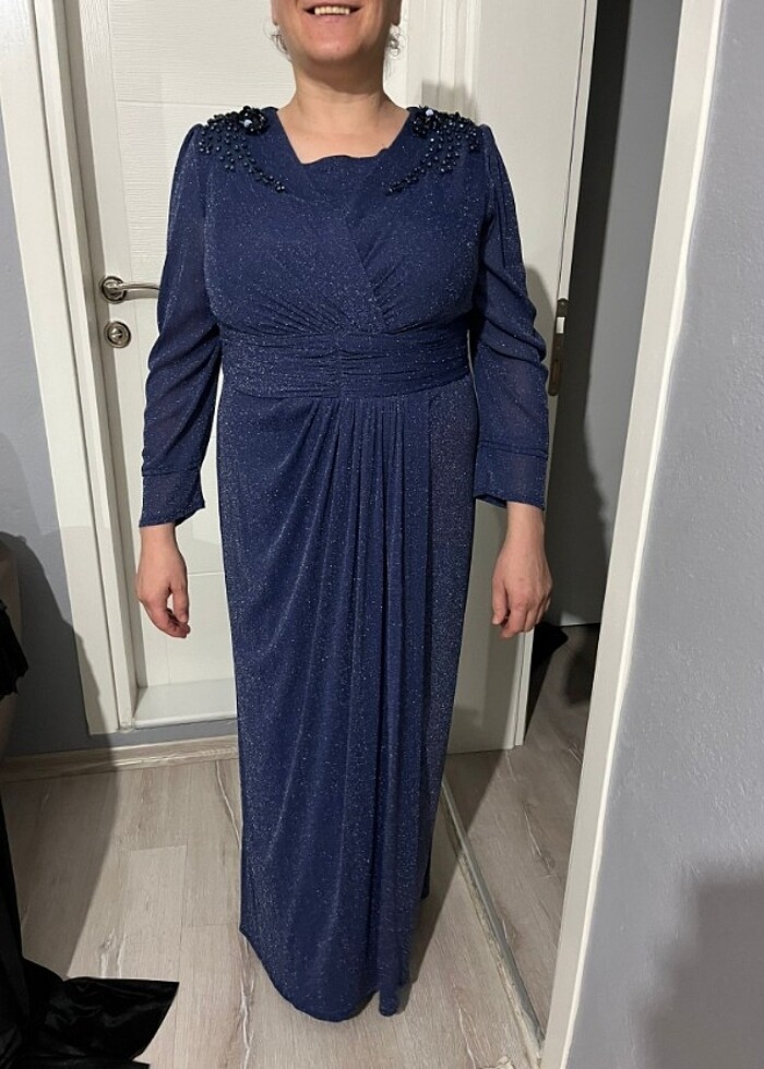 Tesettür abiye elbise - Görsel 4