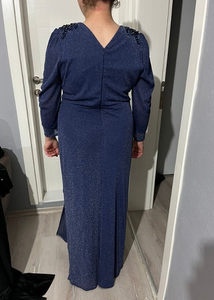 Tesettür abiye elbise - Görsel 5