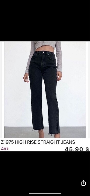ZARA Orjinal STRAIGHT FIT 38/M Beden