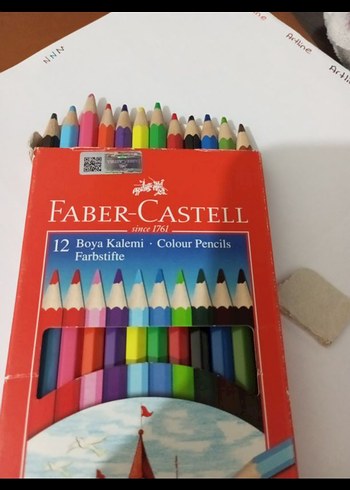 Faber-Castell 12 Renk Pastel Boya Kalemi