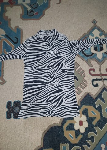 Hamile Uzun Kollu Çok Renkli Salaş Tişört - Görsel 3