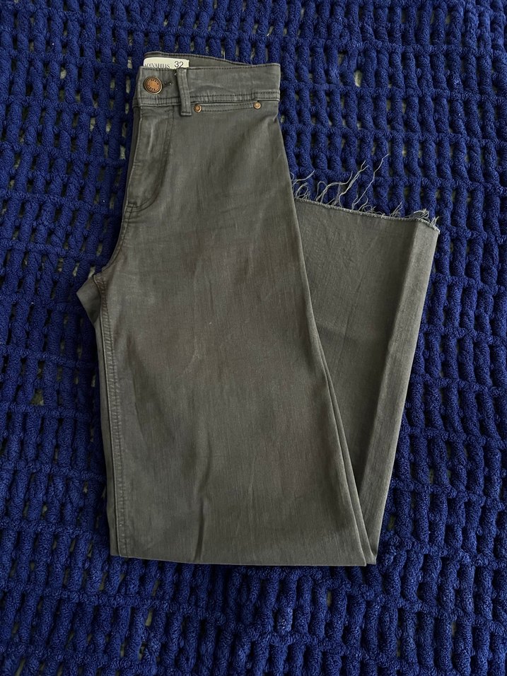 Stradivarius Vintage yüksek bel pantolon - Görsel 2