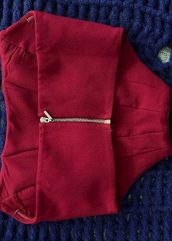 Kırmızı  Kadın Bustiyer - Görsel 2