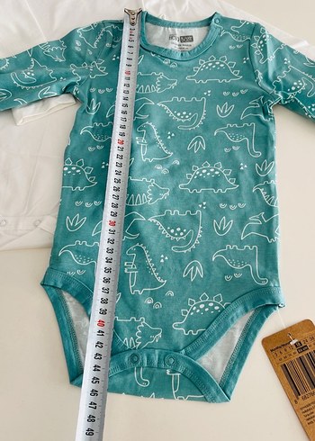 HelloBaby Uzun Kollu Pamuk Bebek Body - Baskılı ve Düz