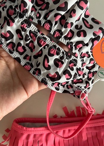 3 yaş Püsküllü Kız Bikini - Görsel 3