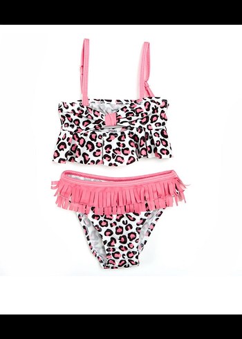 3 yaş Püsküllü Kız Bikini - Görsel 4