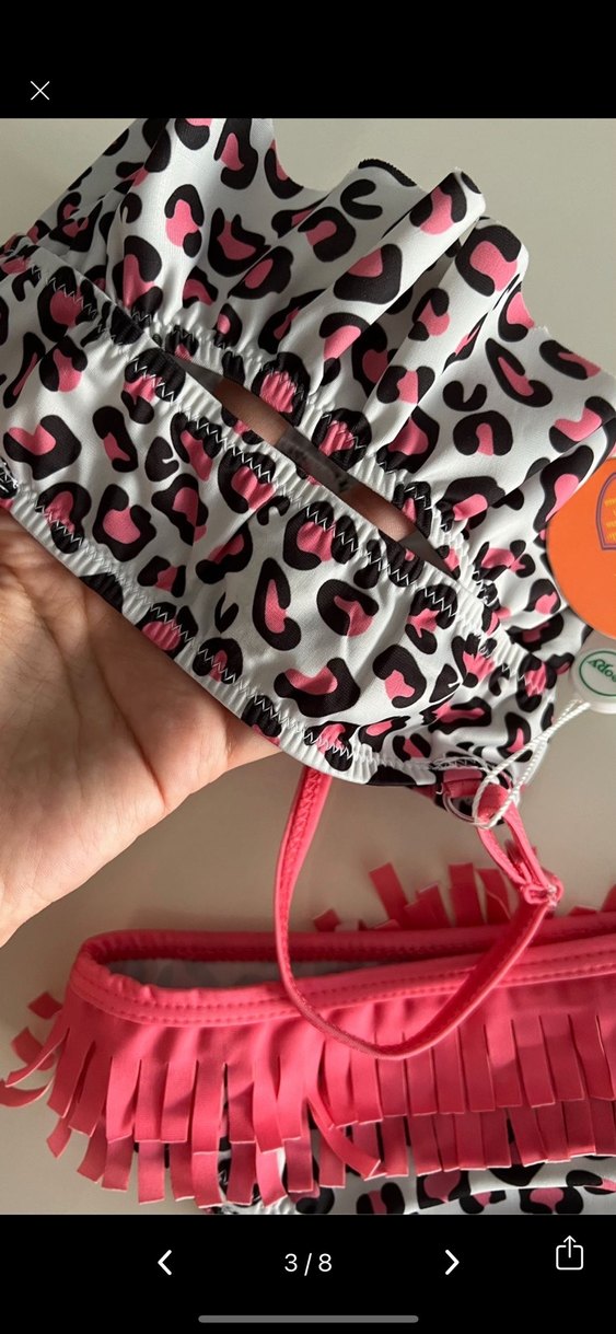 3 yaş Püsküllü Kız Bikini - Görsel 3