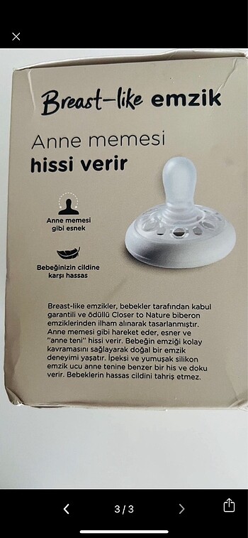 Beden Biberon seti