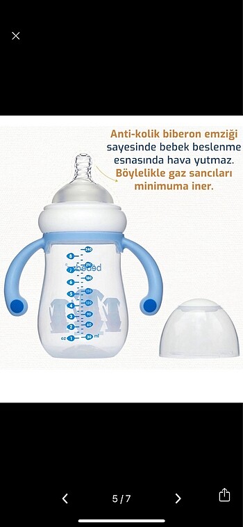  Beden çeşitli Renk Antikolik biberon