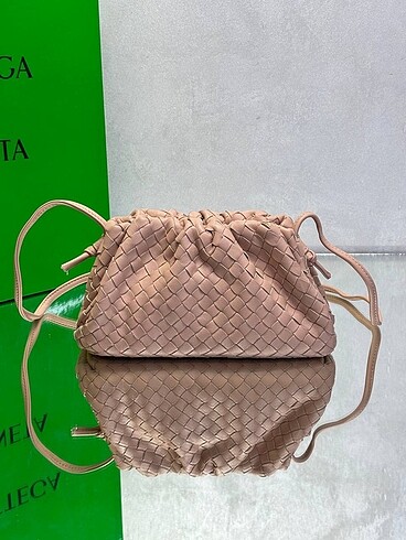  Beden mavi Renk Bottega Mini Pouch