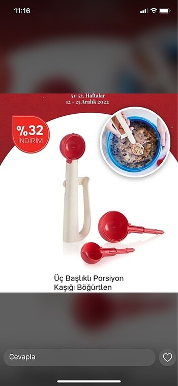 Porsiyonlama kaşiğı