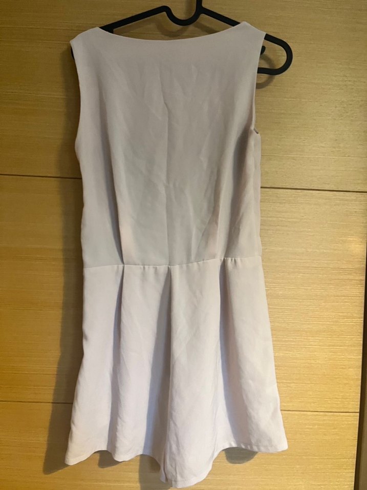 Bershka önğ dantelli büstiyerli V Yaka Tulum - Görsel 4