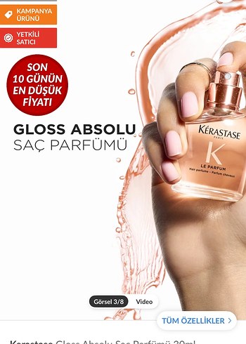 Kerastase Gloss Absolu Saç Parfümü 30Ml - Görsel 2