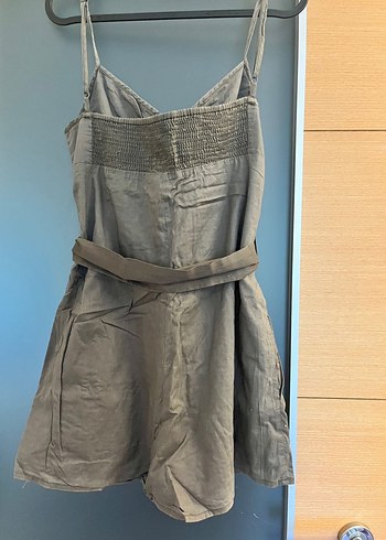 Mango Kemerli Şort Tulum - Görsel 3