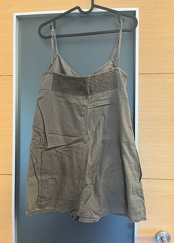 Mango Kemerli Şort Tulum - Görsel 5