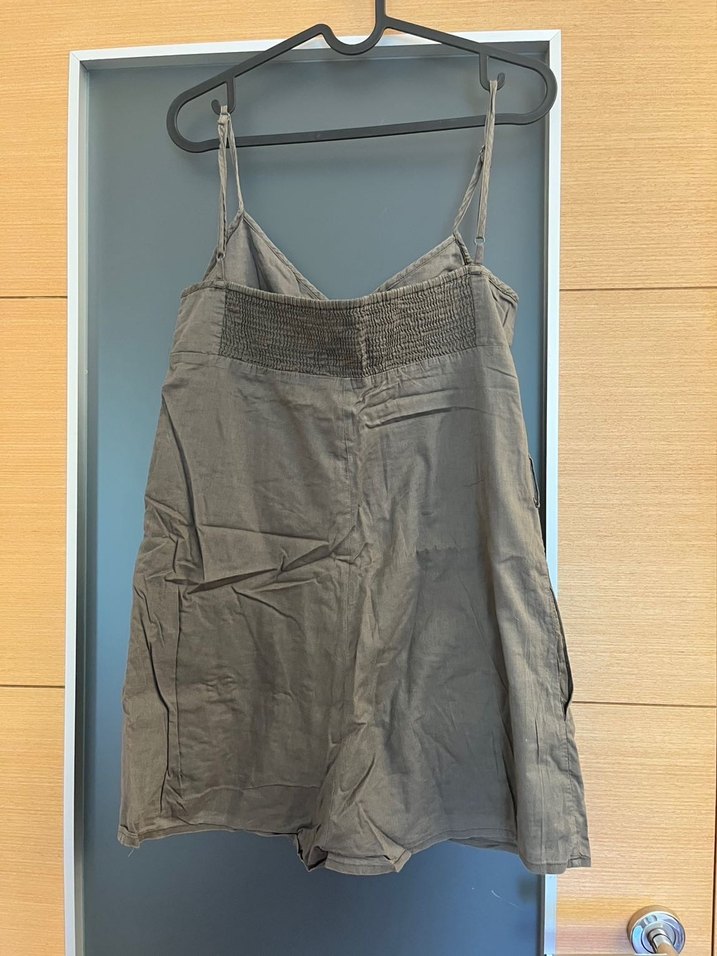 Mango Kemerli Şort Tulum - Görsel 5