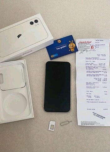 iPhone 11 128 GB Türkiye cihazı tertemiz 
