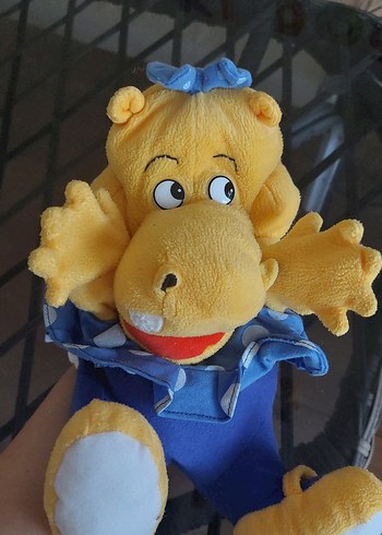  Beden Sarı Peluş Kukla Hipopotam