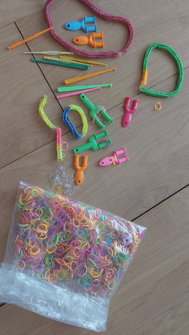 Renkli Lastik Bileklik Yapma Seti - Görsel 2