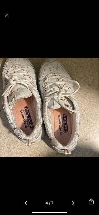 38,5 Beden beyaz Renk Skechers D?lites
