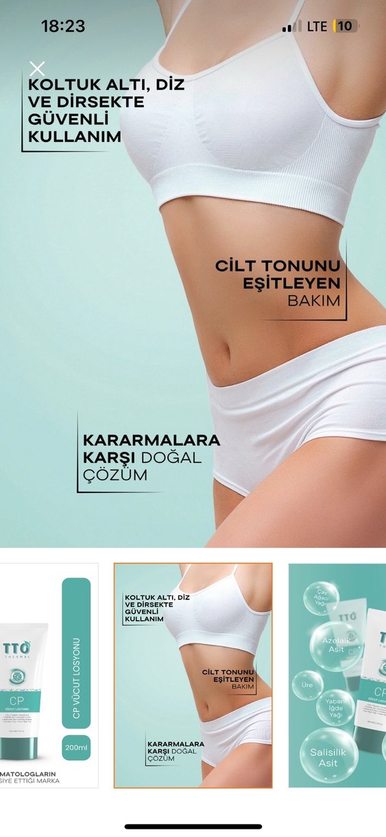 TTO CP Vücut Losyonu - Cilt Tonu Eşitleyici - Görsel 2