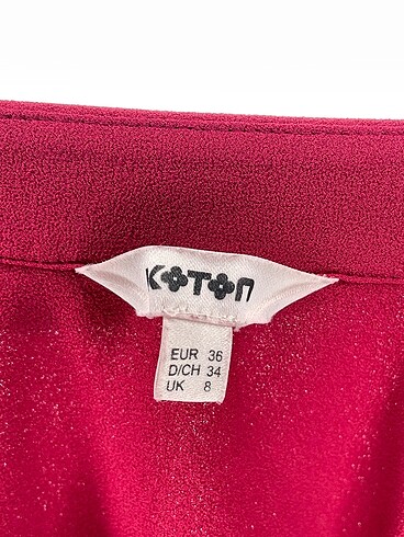 36 Beden bordo Renk Koton Gömlek %70 İndirimli.