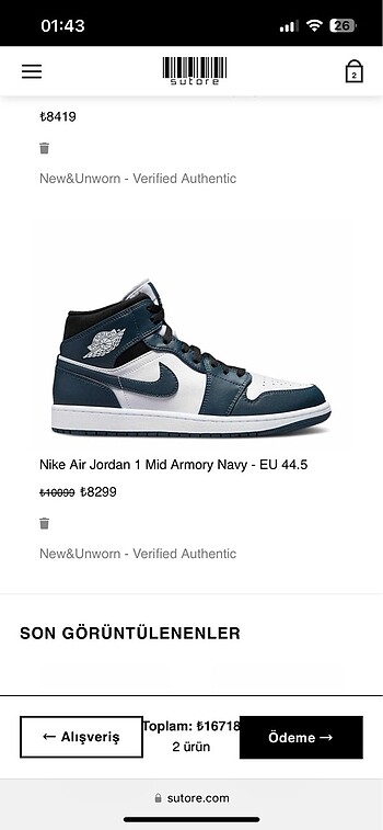 Air jordan spor ayakkabı temiz az giyildi