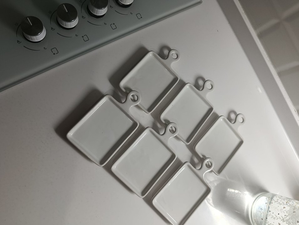 Beyaz Seramik Küçük Tabaklar - Görsel 3