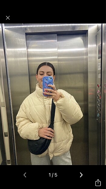Pull bear şişme mont