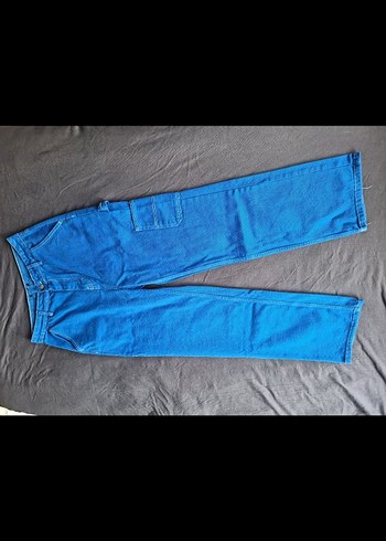 Trendyol & Milla Düğmeli Mavi Kot Pantolon